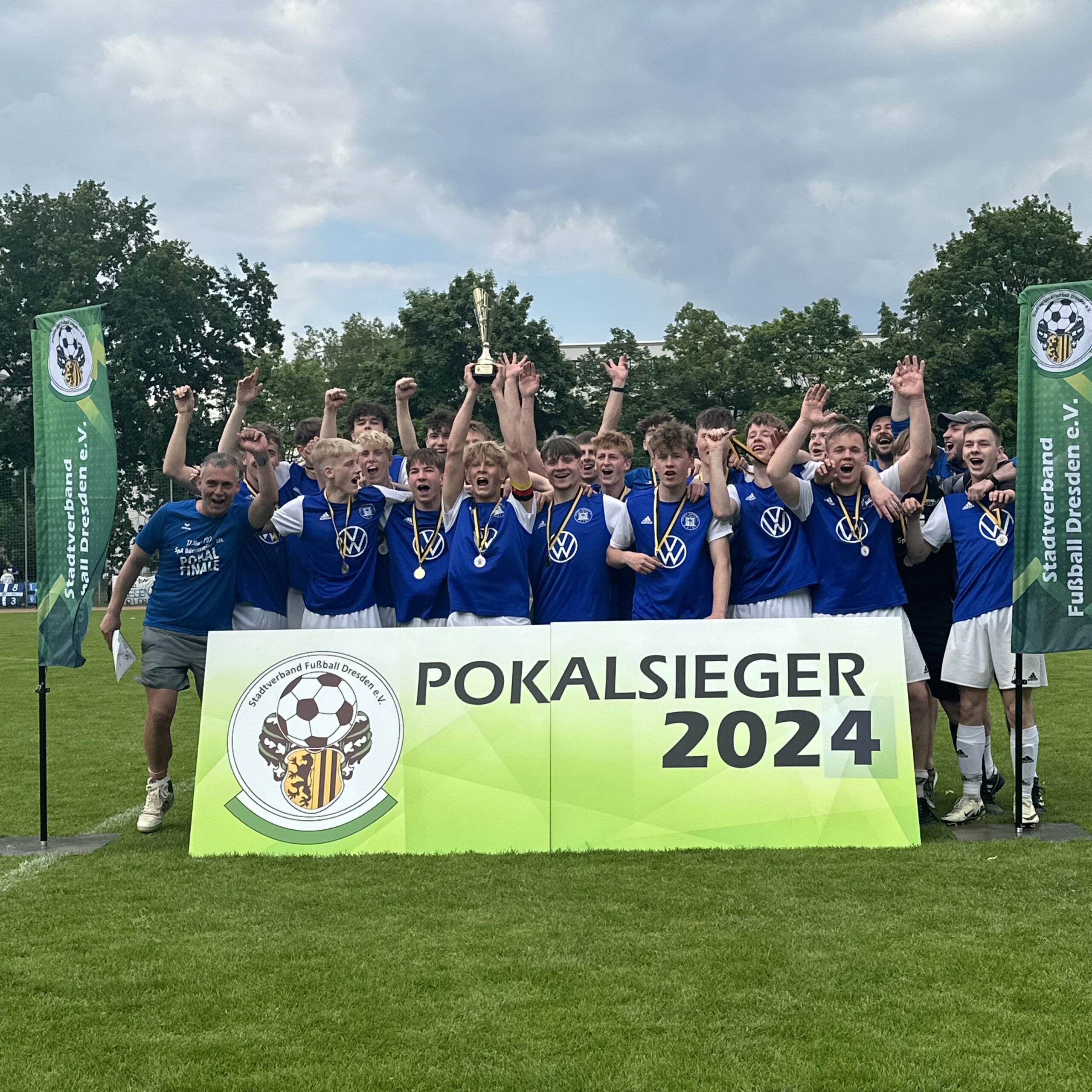 A-Junioren Mannschaft der Abt. Fußball ist Pokalsieger 2024