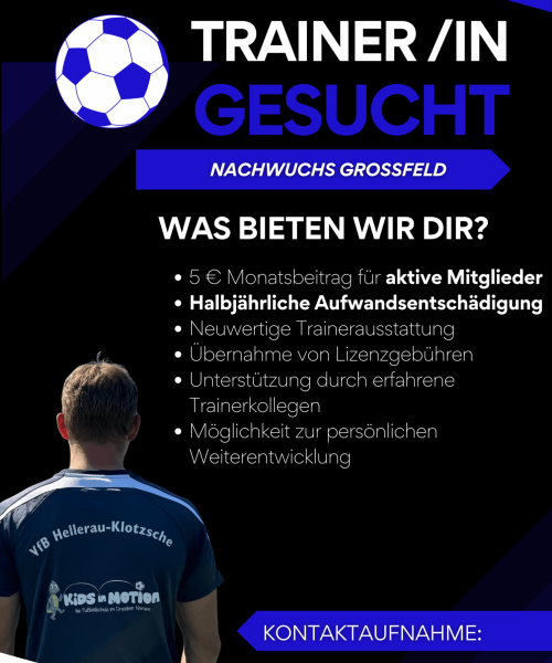 Trainer gesucht Infosäule